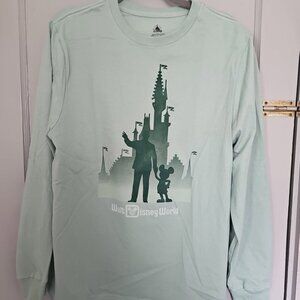 Disney Walt Disney World Walt & Mickey Long Sleeve Tshirt Med NWT